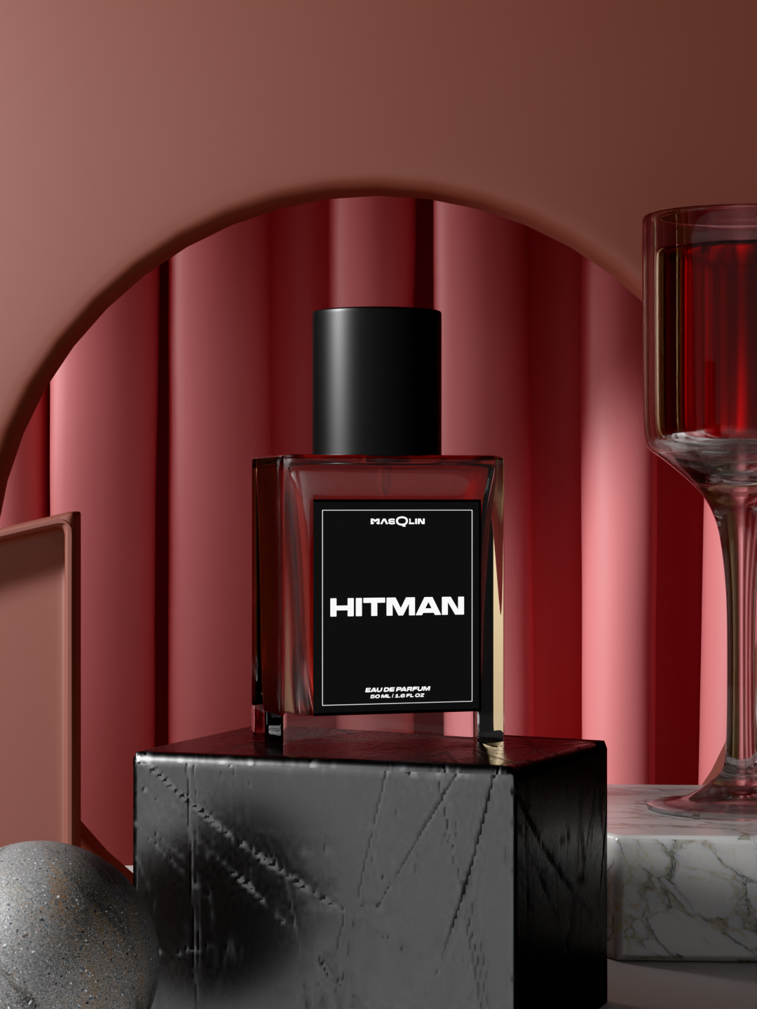 Hitman Eau De Parfum | Resinous Woody | Long-Lasting Fragrance for Men