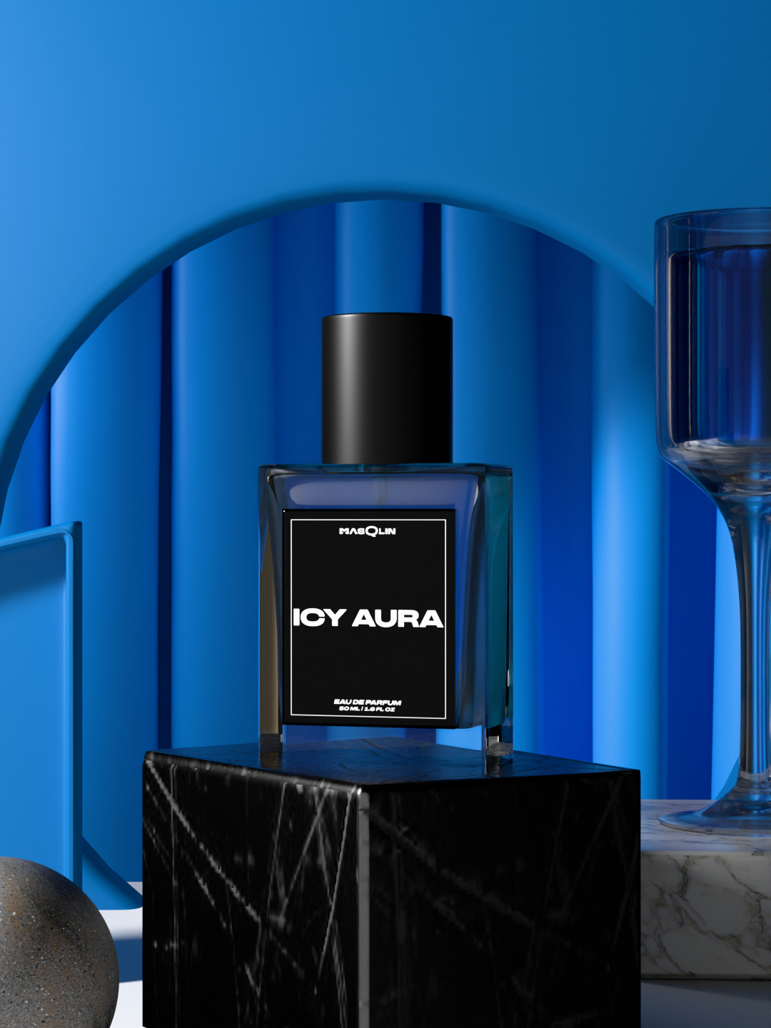 Icy Aura Eau De Parfum | Aquatic Green | 8-10 Hours Long Lasting