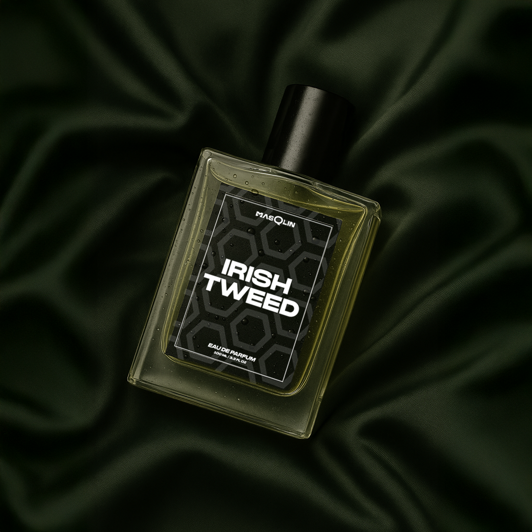 MasQlin Irish Tweed Eau De Parfum | Minty Fresh | 8-10 Hours Long Lasting