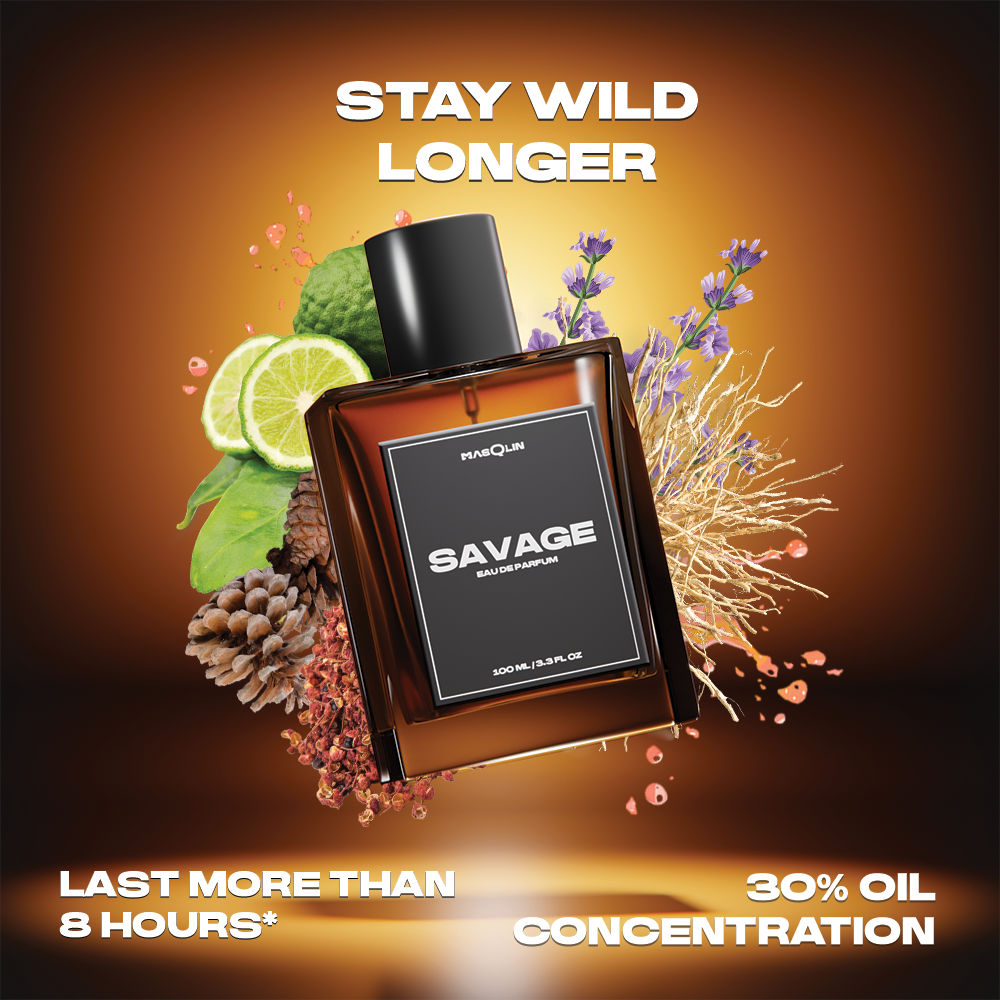 Savage Eau De Parfum | Aromatic Woody | 8-10 Hours Long Lasting
