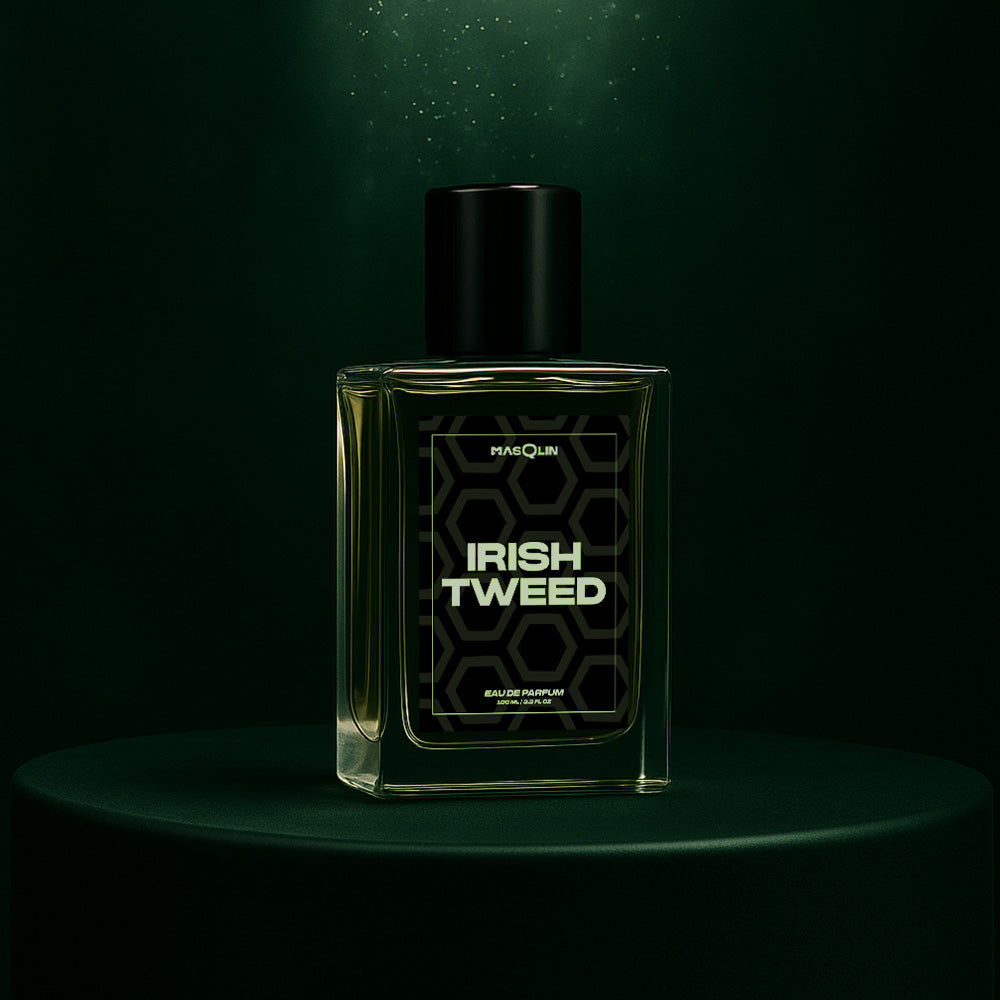 MasQlin Irish Tweed Eau De Parfum | Minty Fresh | 8-10 Hours Long Lasting
