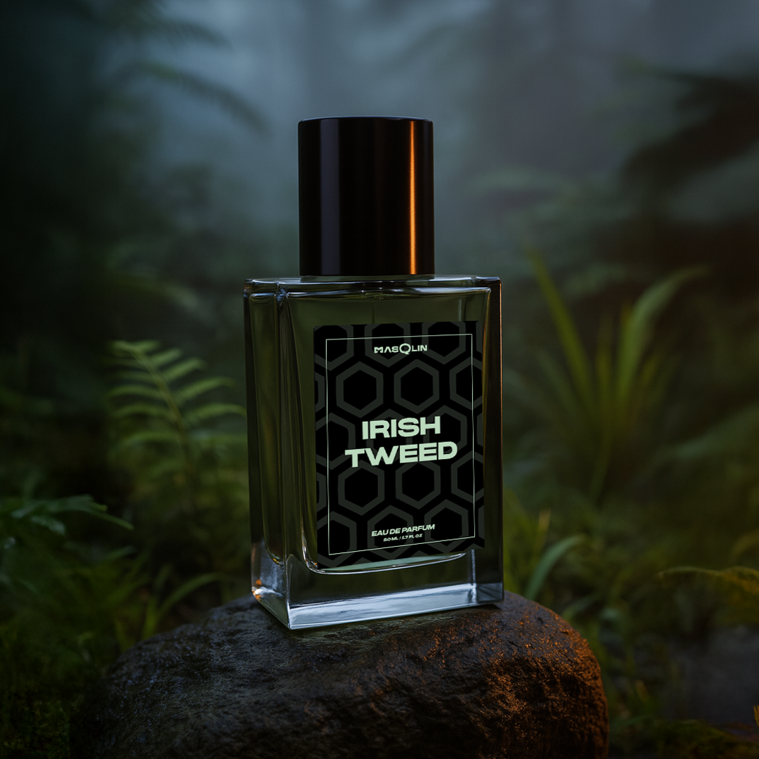 MasQlin Irish Tweed Eau De Parfum | Minty Fresh | 8-10 Hours Long Lasting