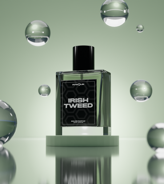 MasQlin Irish Tweed Eau De Parfum | Minty Fresh | 8-10 Hours Long Lasting