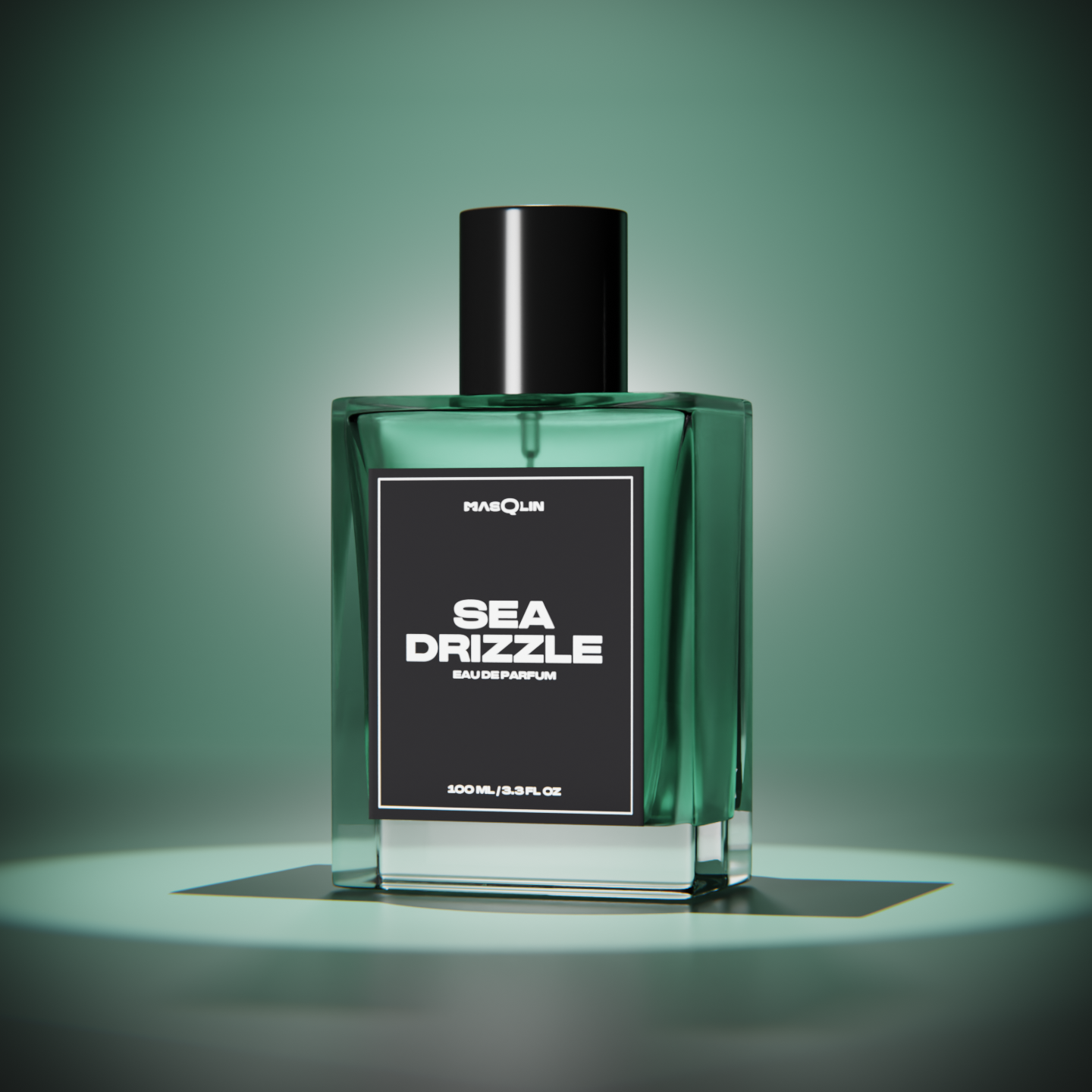 Sea Drizzle Eau De Parfum | Fresh Earthy | Long-Lasting Fragrance for Men