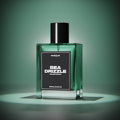 Sea Drizzle Eau De Parfum | Fresh Earthy | Long-Lasting Fragrance for Men