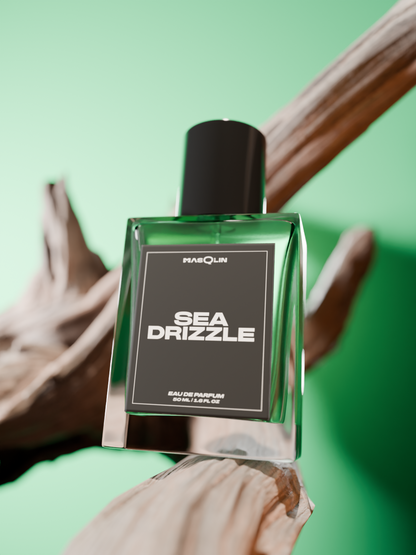 Sea Drizzle Eau De Parfum | Fresh Earthy | Long-Lasting Fragrance for Men